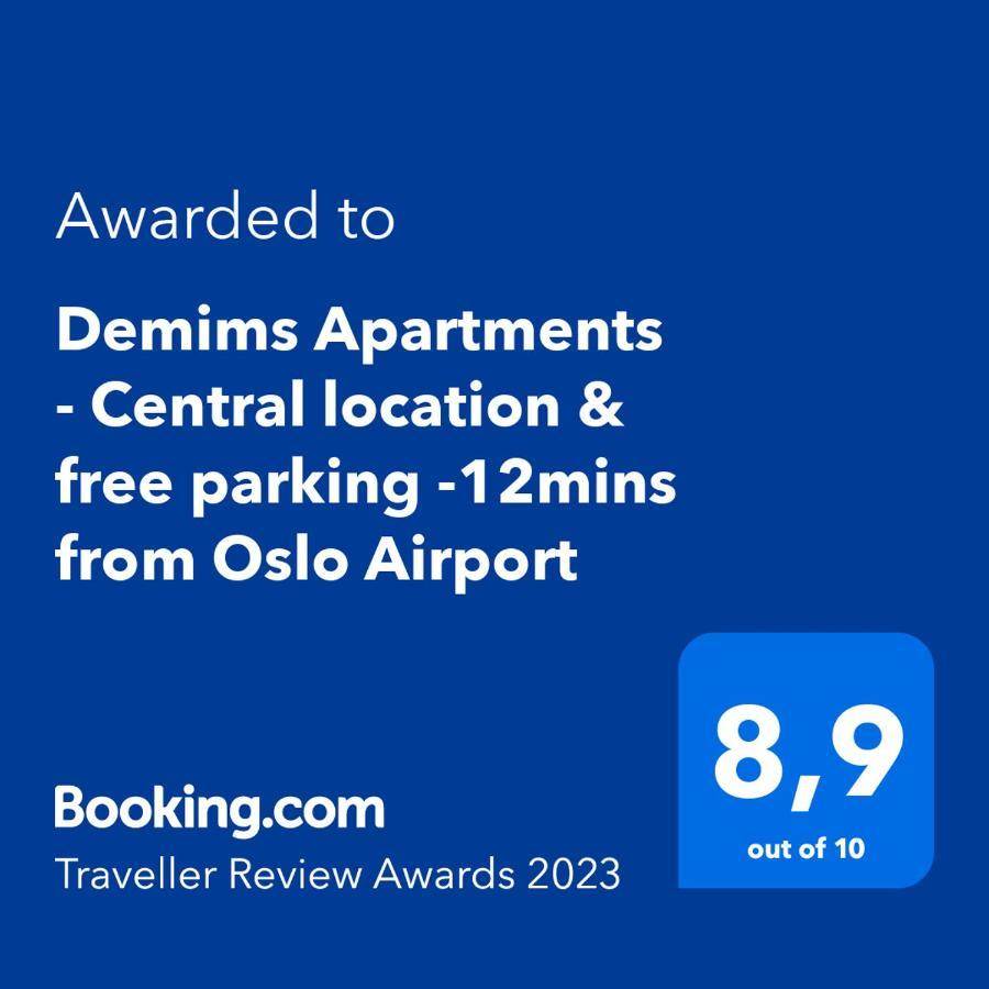 Demims Apartments Lillestrom - Central Location & Parking Luaran gambar